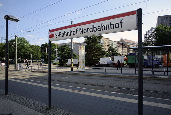 Nordbahnhof - Haltestelle der Tram